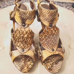 Snake Skin Stilleto Heels